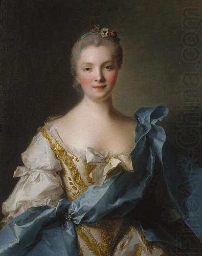 Jean Marc Nattier Madame de La Porte oil painting picture